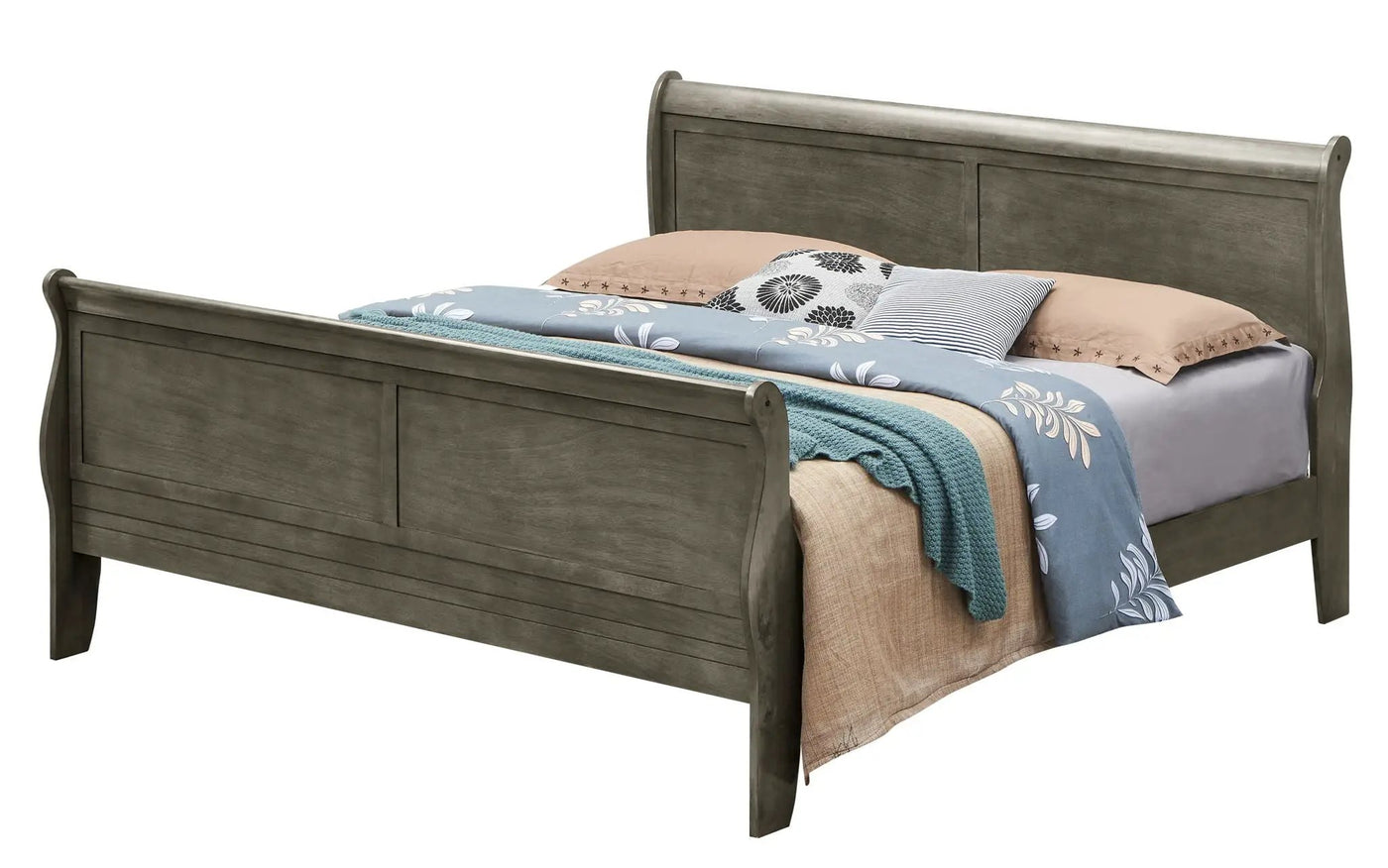 Panel Sleigh Bed by HouseOfZazla
