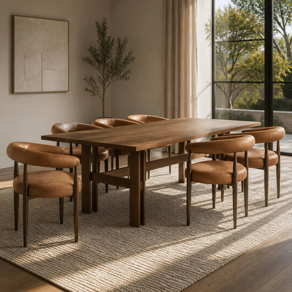 7-Piece Dining Table Set, 71" by HouseOfZazla
