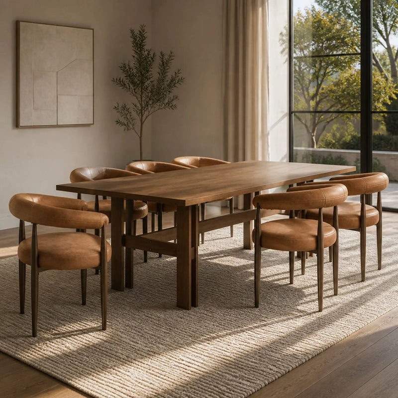 7-Piece Dining Table Set, 71" by HouseOfZazla