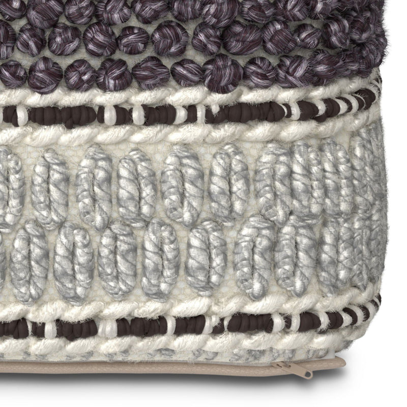 Grady - Handcrafted Square Pouf by HouseOfZazla