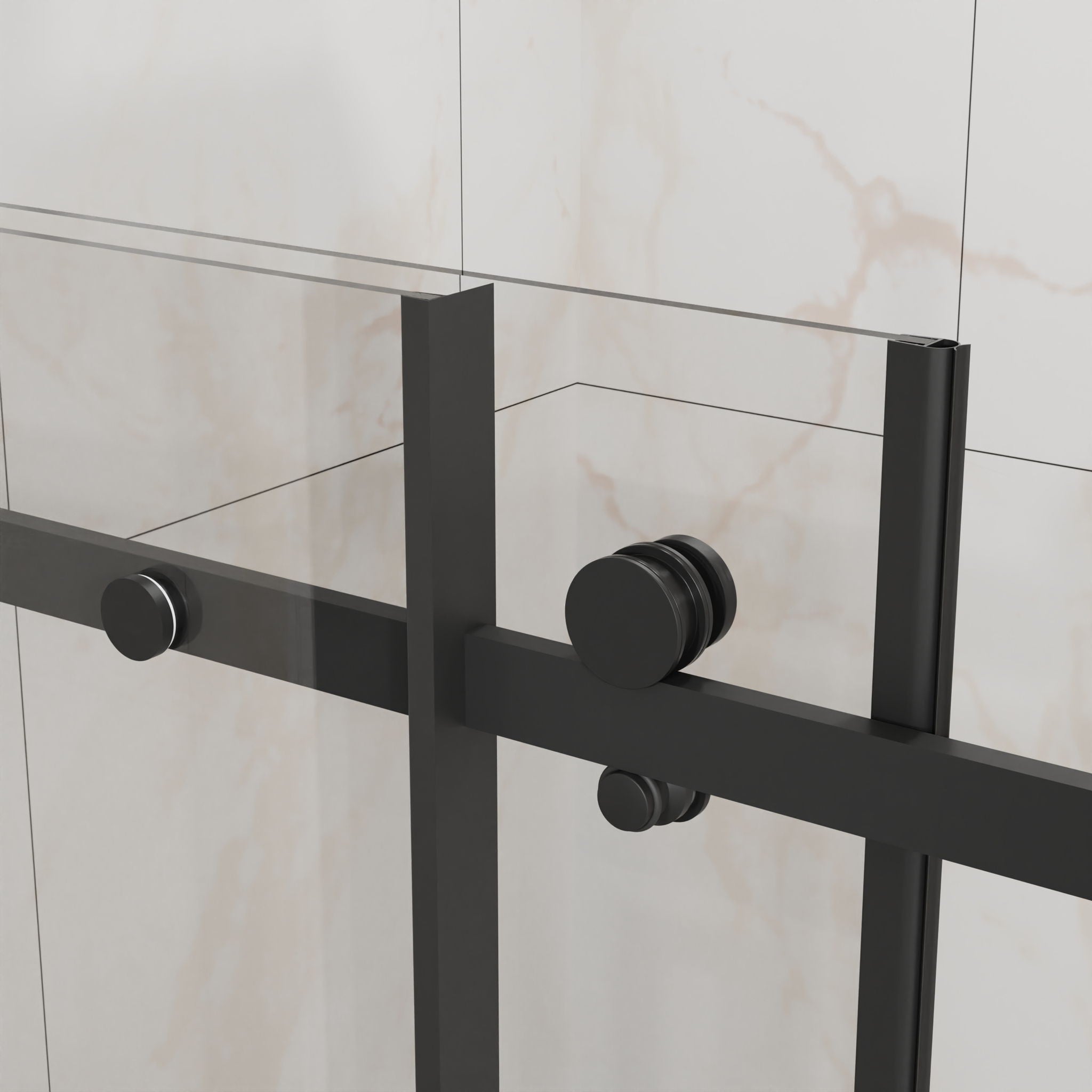 Frameless Tub Sliding Shower Door With Easy Clean Coating by HouseOfZazla
