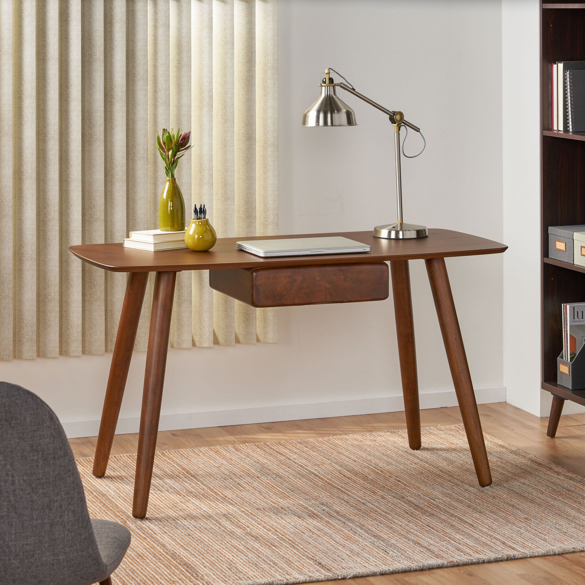 Study Computer Desk with Drawer for Home Office by HouseOfZazla