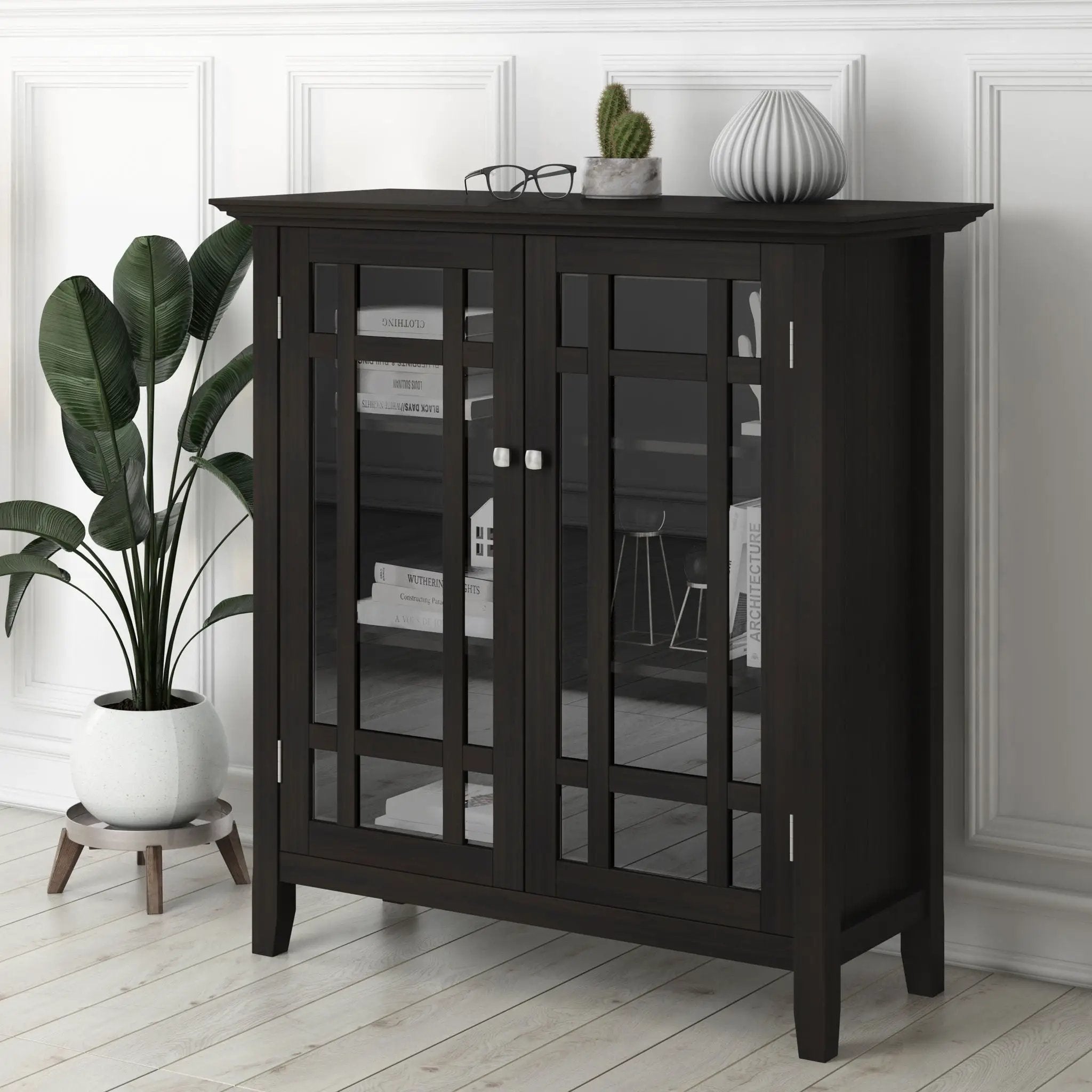 Bedford - Medium Storage Cabinet - Hickory Brown by HouseOfZazla