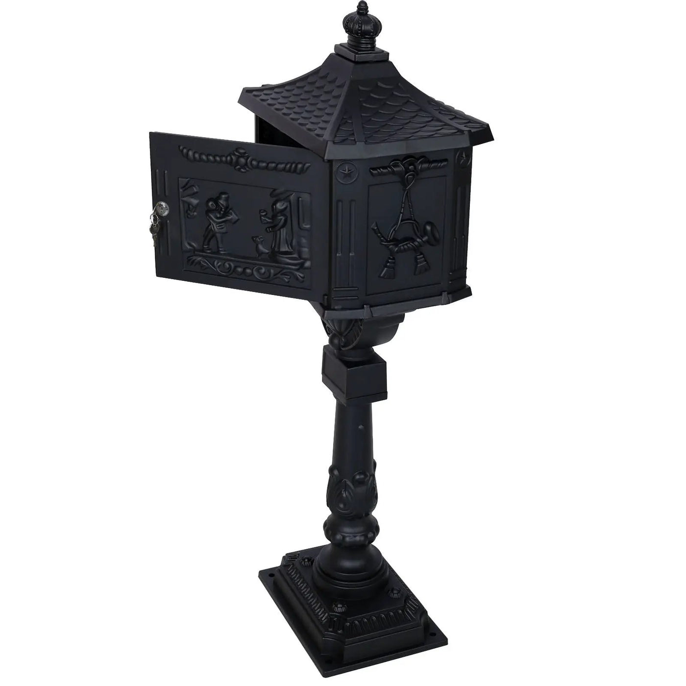 Cast Aluminum Mail Box, Postal Box, Mailbox by HouseOfZazla