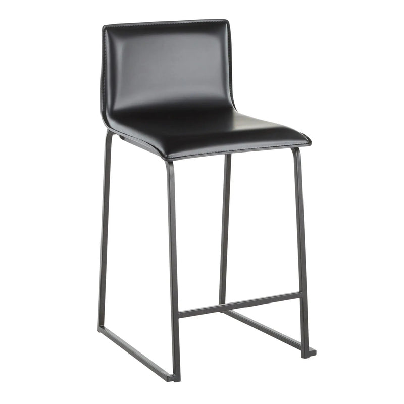 Mara - Upholstered Contemporary Counter Stool (Set of 2) by HouseOfZazla