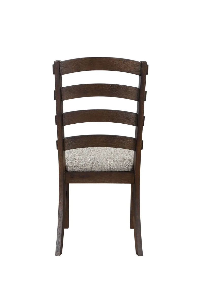 Pascaline - Rustic Side Chair (Set of 2) - Gray / Brown by Unique Piece Furniture