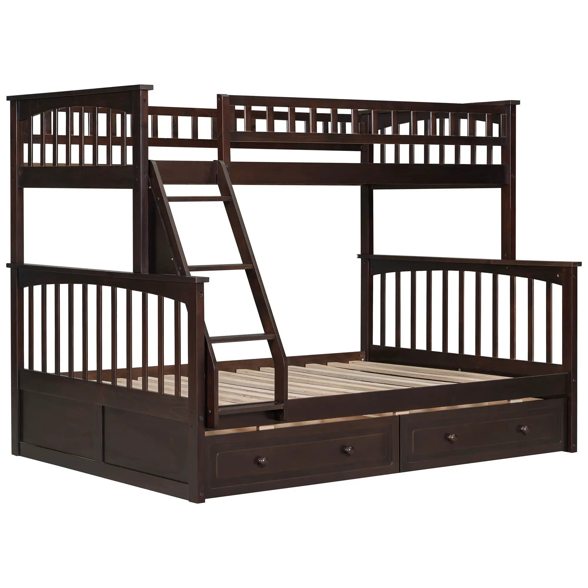 Bunk Bed With Drawers, Convertible Storage Bed by Unique Piece Furniture