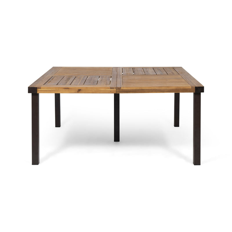 9-Piece Acacia Wood Outdoor Dining Set by HouseOfZazla