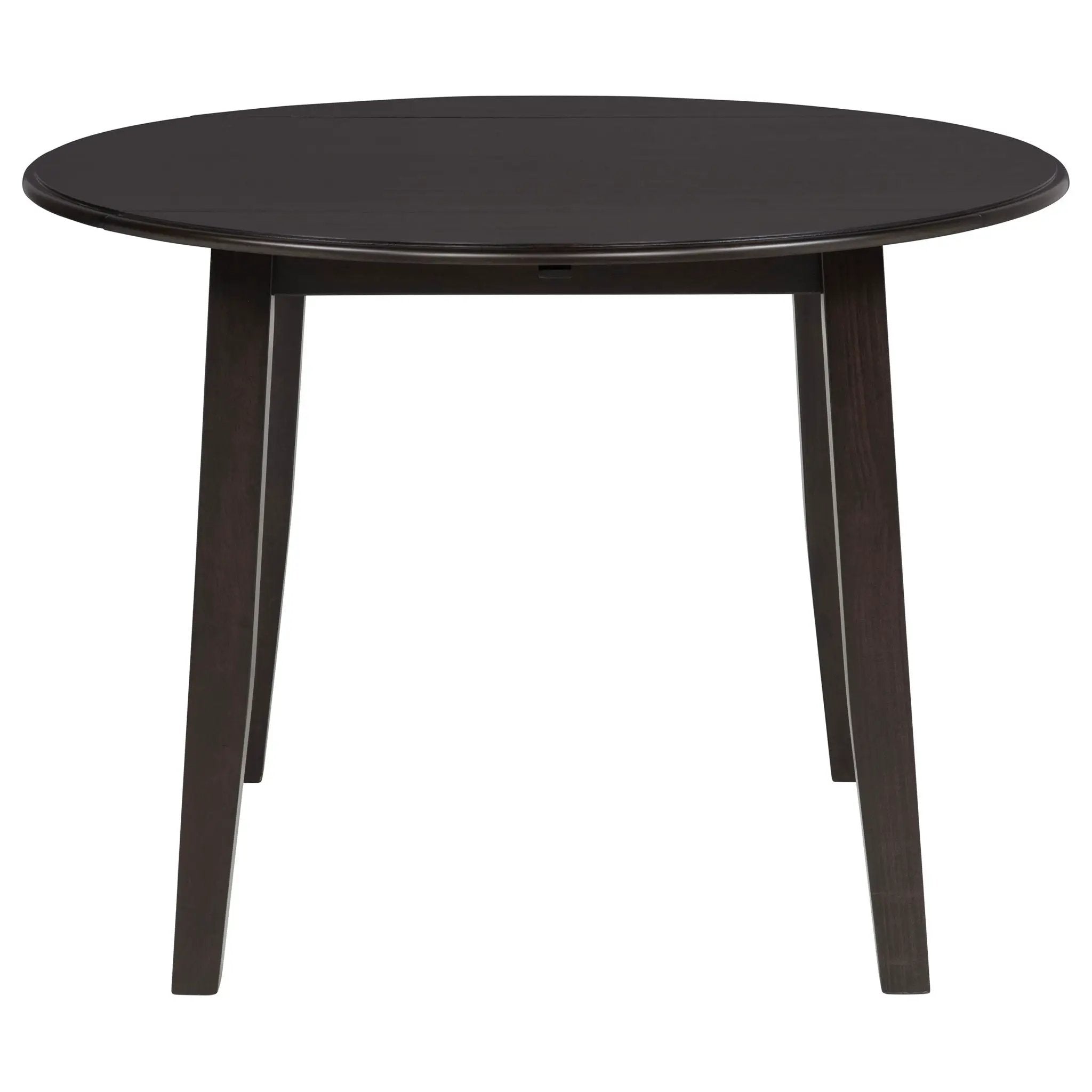 Catley 5-piece Round Drop Leaf Dining Table Set Dark Coffee by Unique Piece Furniture