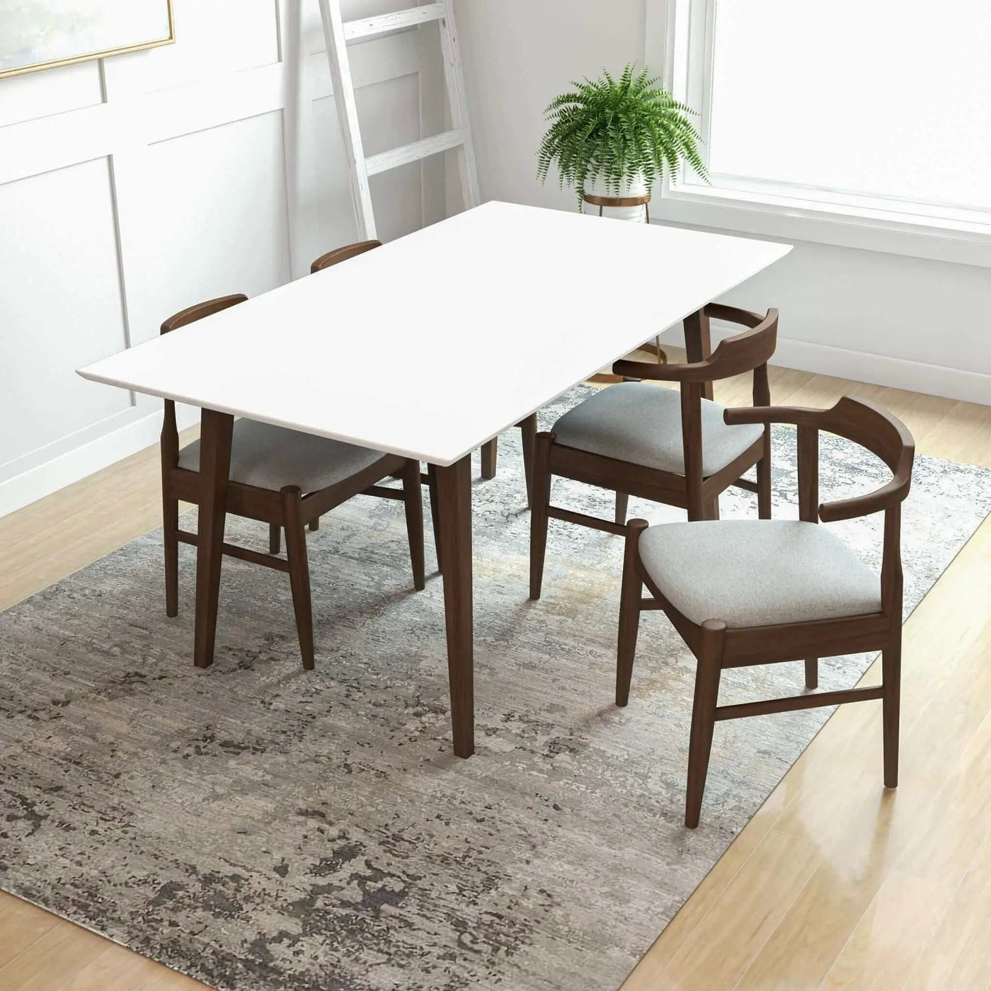 Levi - Modern Style Rectangular Dining Kitchen Table by Unique Piece Furniture