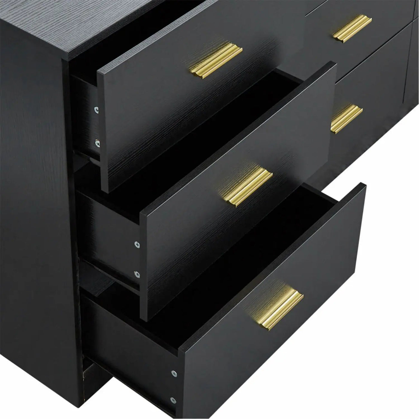 Modern Drawer Dresser For Bedroom, Ample Storage Wide Chest Of Drawers by Unique Piece Furniture