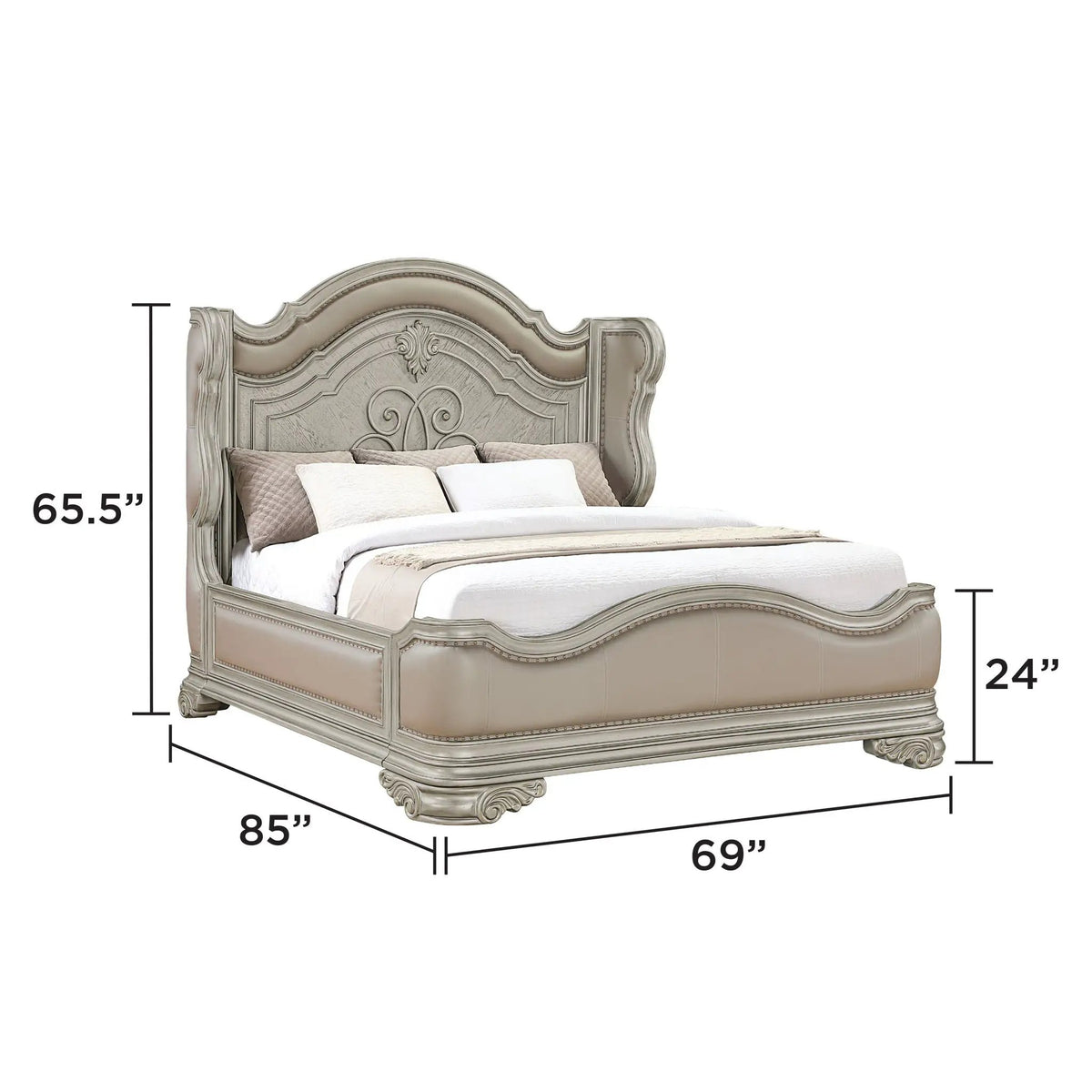 Bella - Traditional Bed by HouseOfZazla