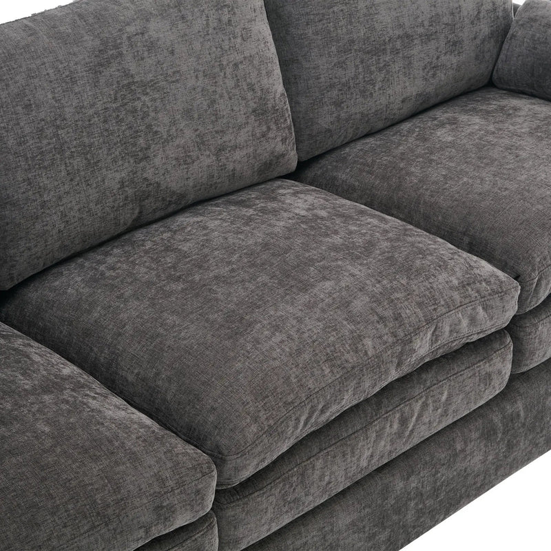 Cozy Upholstered Cushion Loveseat Sofa For Living Room by HouseOfZazla