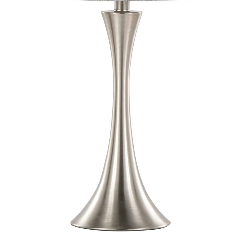 Lenuxe - Contemporary Modern Design Table Lamp (Set of 2) by HouseOfZazla