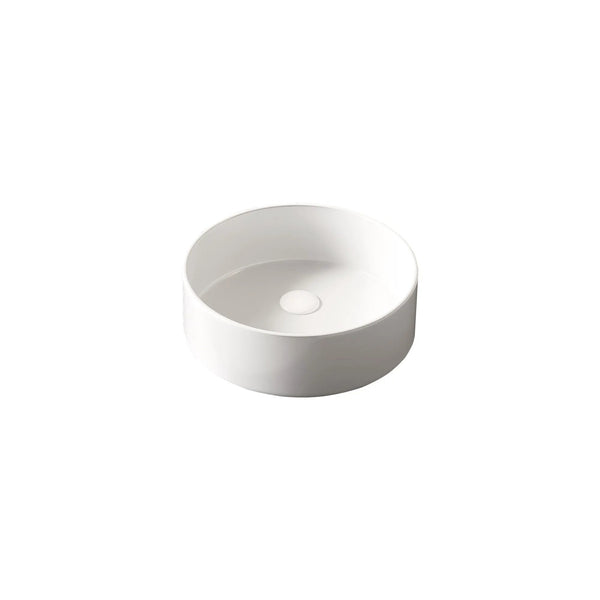 MUNIN 16'' Bathroom Sink, Round Vessel Ceramic Basin