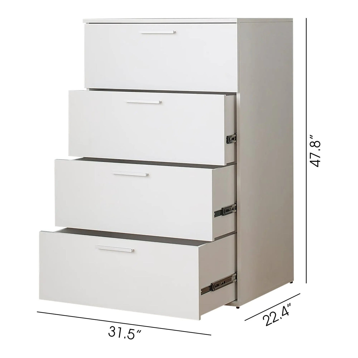 Oliver - Farmhouse Jumbo Chest With 4 Drawer Storage by HouseOfZazla