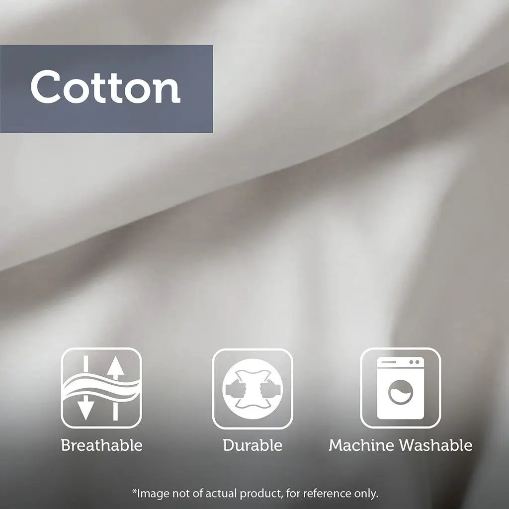 King/Cal King Tufted Cotton Chenille Medallion Duvet Cover Set by HouseOfZazla