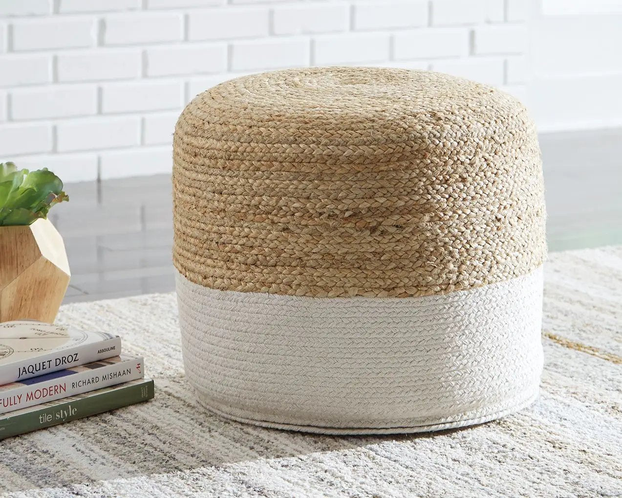 Sweed Valley - Round - Pouf by Unique Piece Furniture