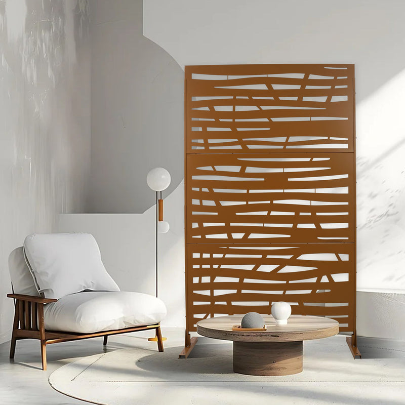 Outdoor & Indoor Privacy Screen Metal Privacy Screen by HouseOfZazla