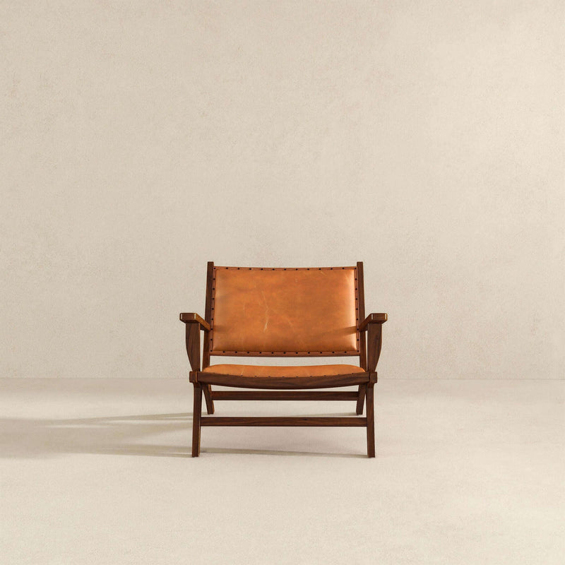 Daniel - Arm Chair - Brown / Tan by HouseOfZazla
