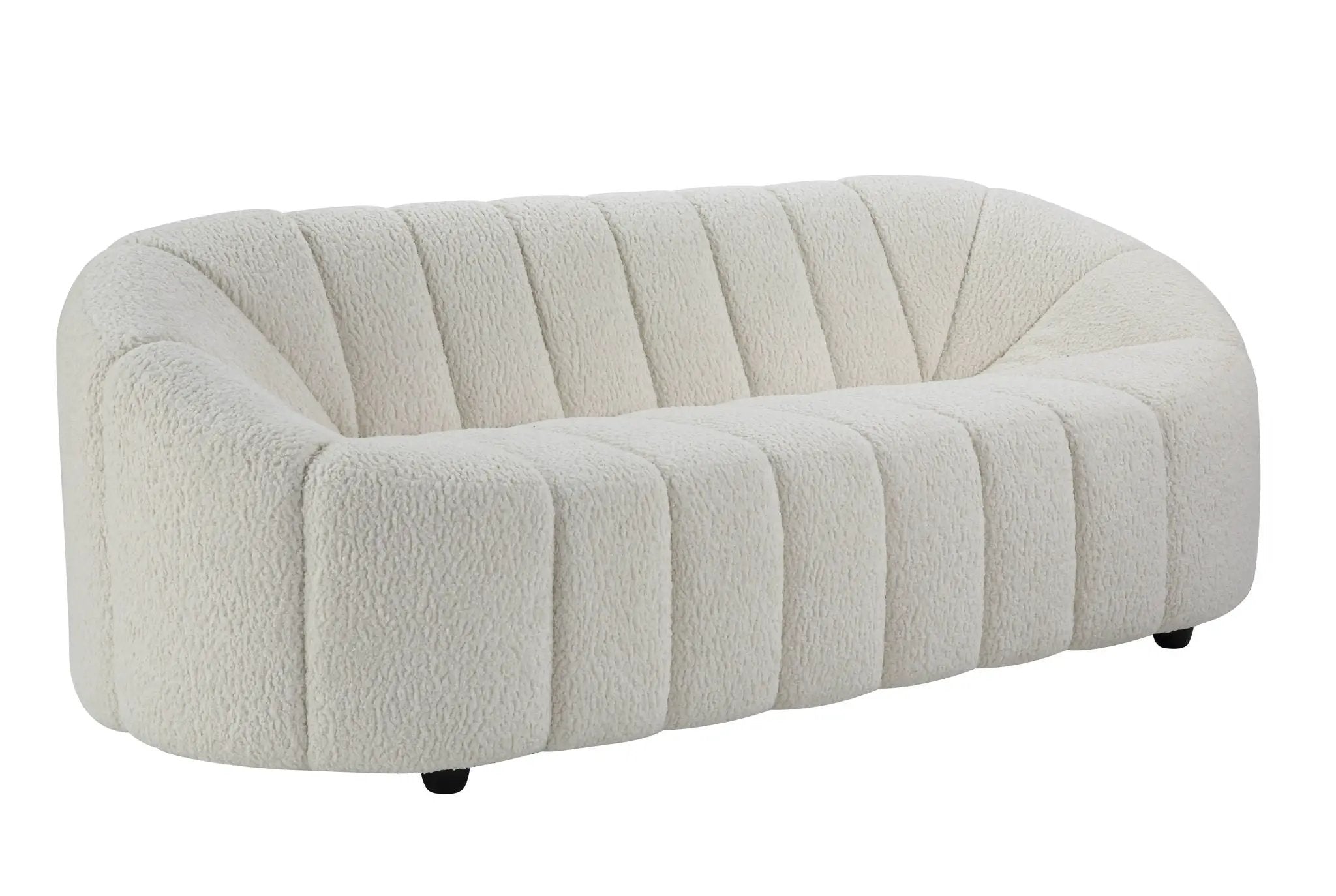 Osmash - Teddy Sherpa Sofa - White by HouseOfZazla