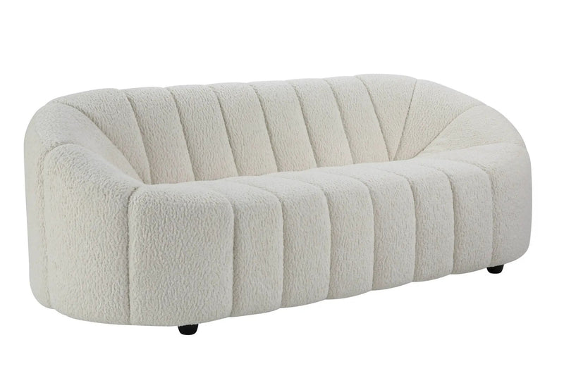 Osmash - Teddy Sherpa Sofa - White by HouseOfZazla