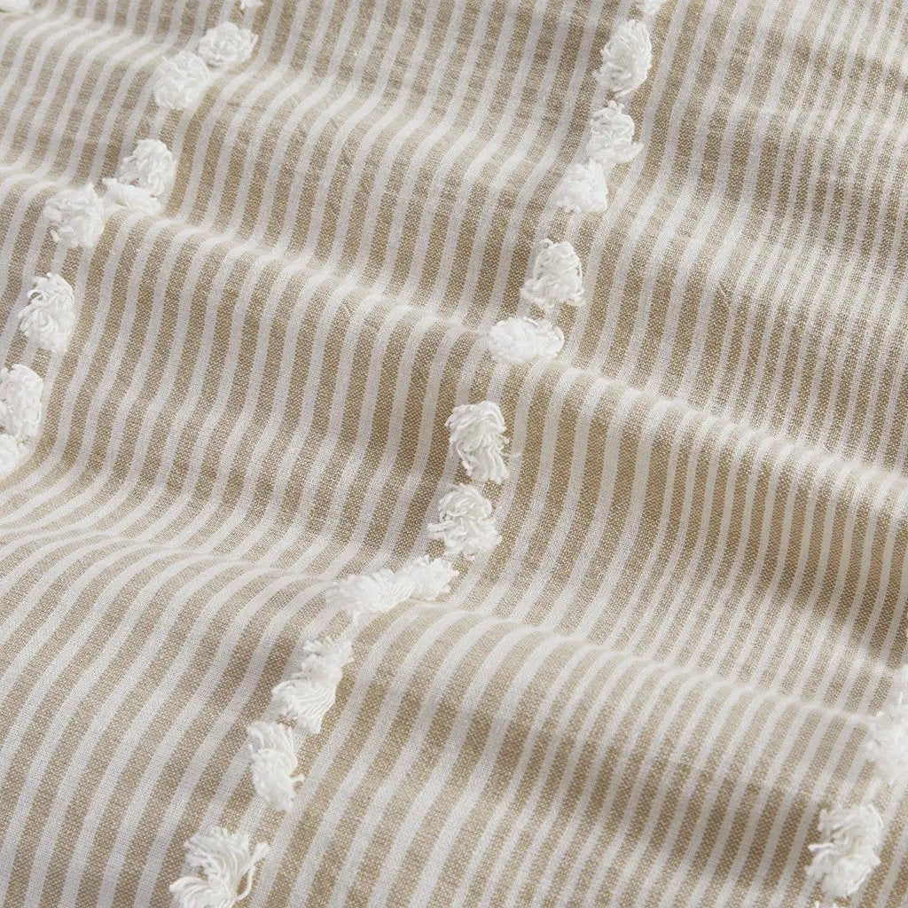 King 3 Piece Cotton Yarn Dyed Comforter Set by HouseOfZazla