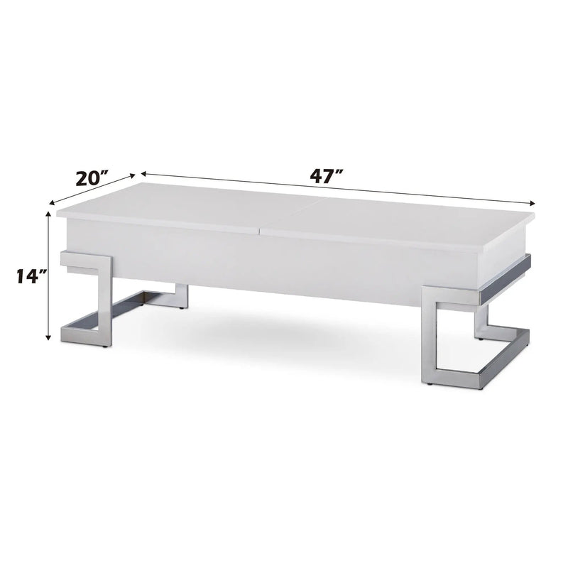 Calmam High Gloss Coffee Table With Lift Top by HouseOfZazla