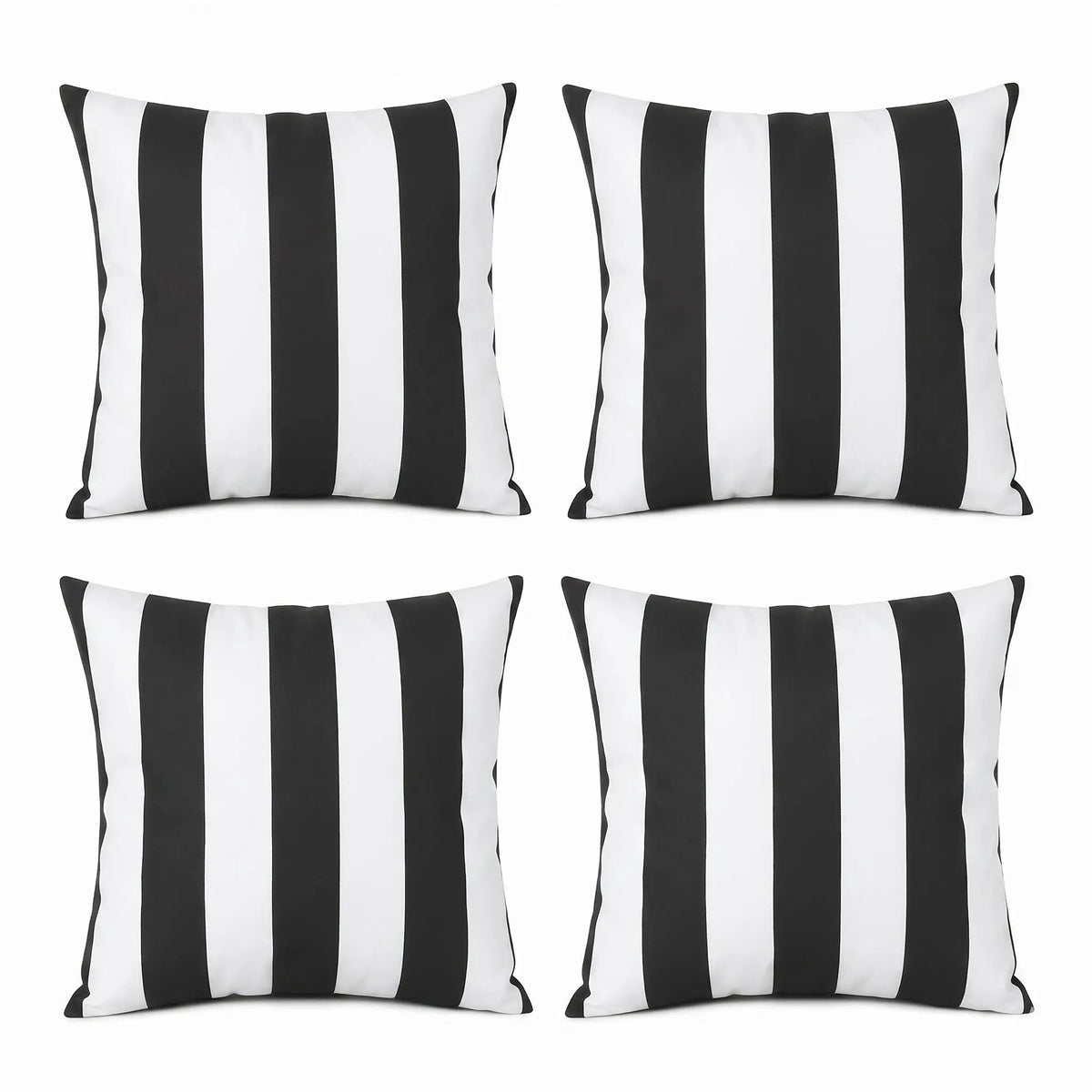 4 Pack Outdoor Pillow Covers - 18x18 Inch by HouseOfZazla