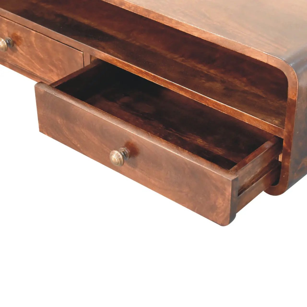 Floating Open Console - Walnut by HouseOfZazla