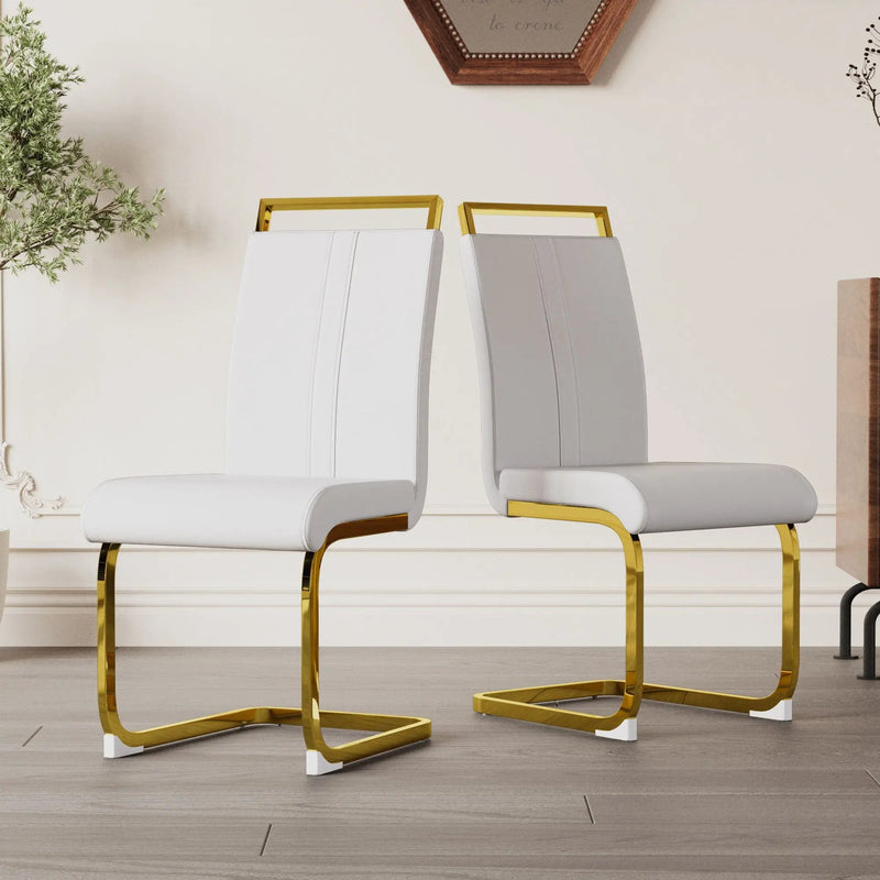 Side Dining Room Chair, Padded Seat High Back by Unique Piece Furniture