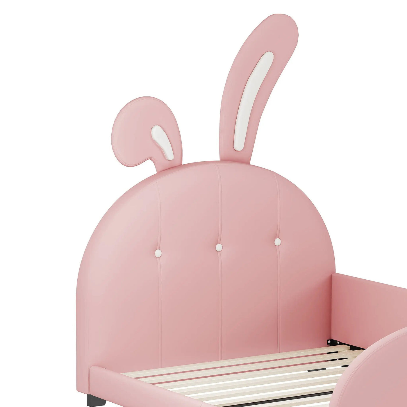 Upholstered Rabbit-Shape Princess Bed With Headboard And Footboard by Unique Piece Furniture