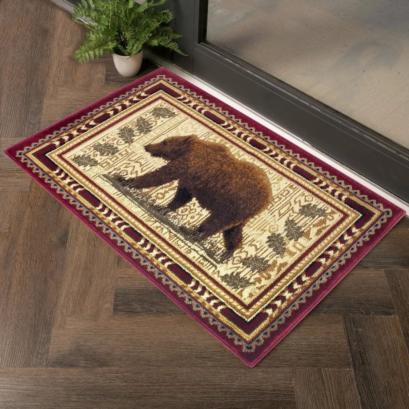Nature's Nest - GC_CBL3007 Lodge Area Rug by Unique Piece Furniture