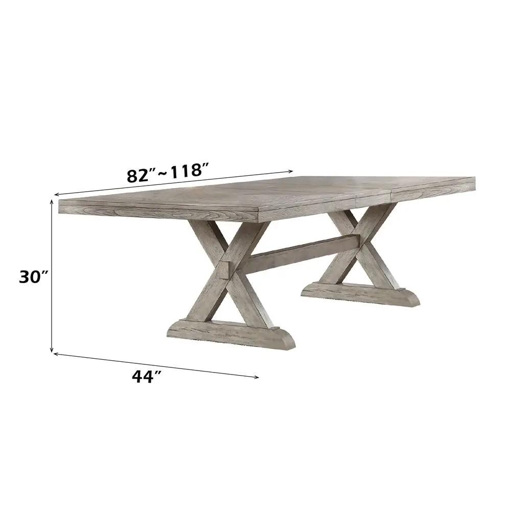 Rocky - Dining Table - Gray Oak by Unique Piece Furniture