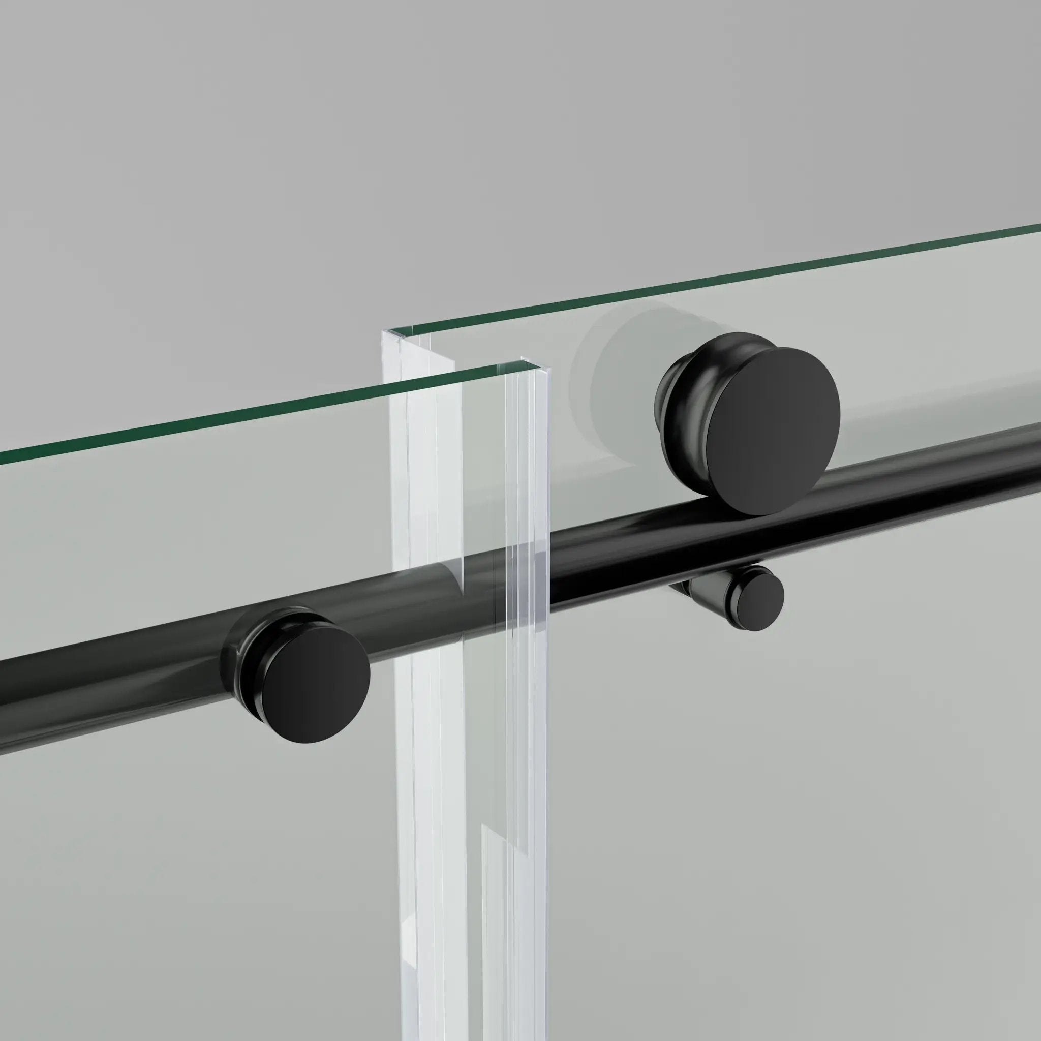 56-60"W x 76"H Frameless Sliding Shower Door with Premium Tempered Glass by HouseOfZazla