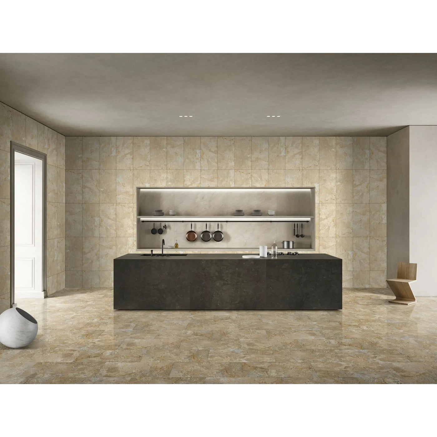 Textured Finished, 3D Tiles For Wall Decoration (Set of 4) by HouseOfZazla