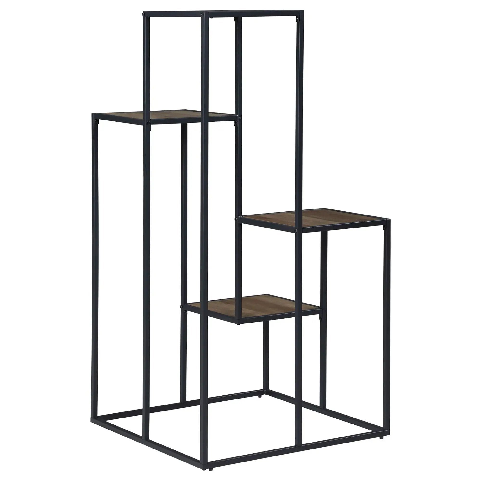 4 Tier Display Shelves - Black by HouseOfZazla