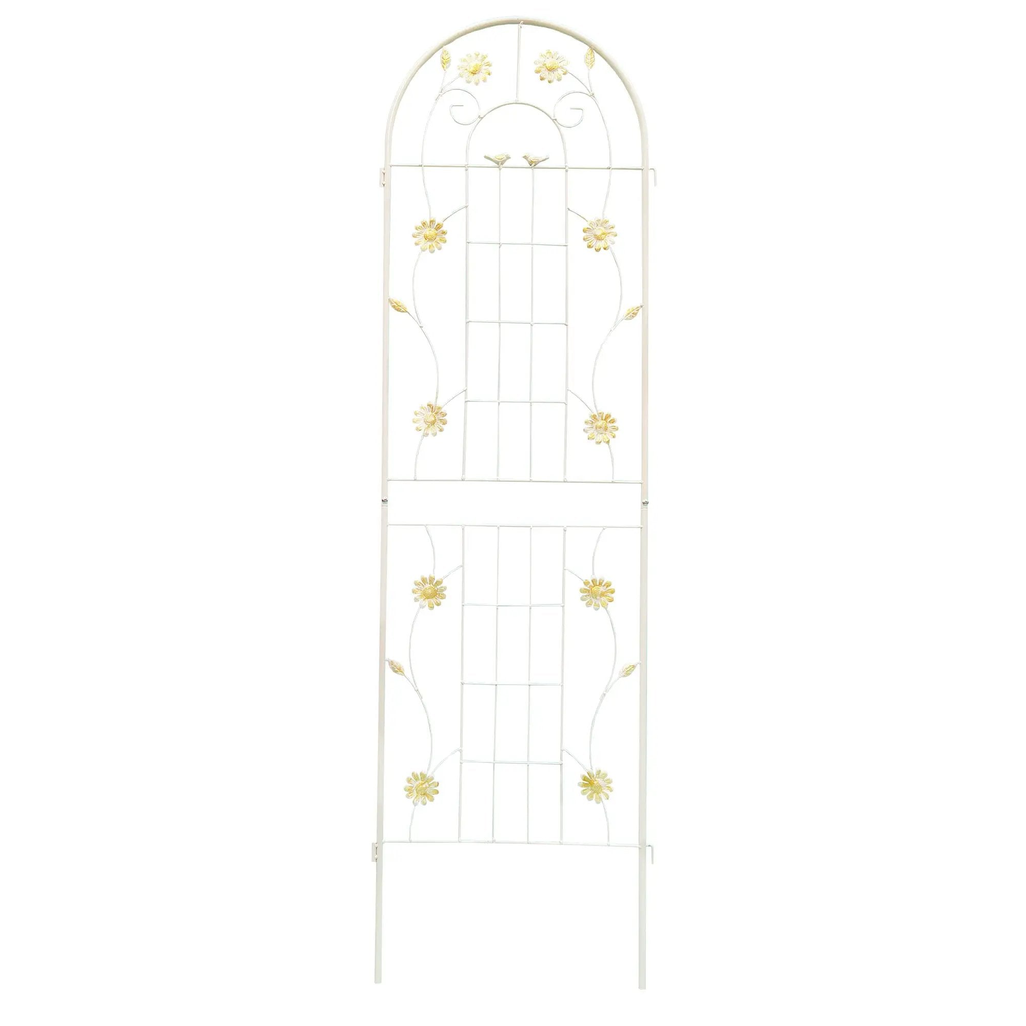 Metal Garden Trellis Rustproof Trellis For Climbing Plant Outdoor Flower Support by HouseOfZazla