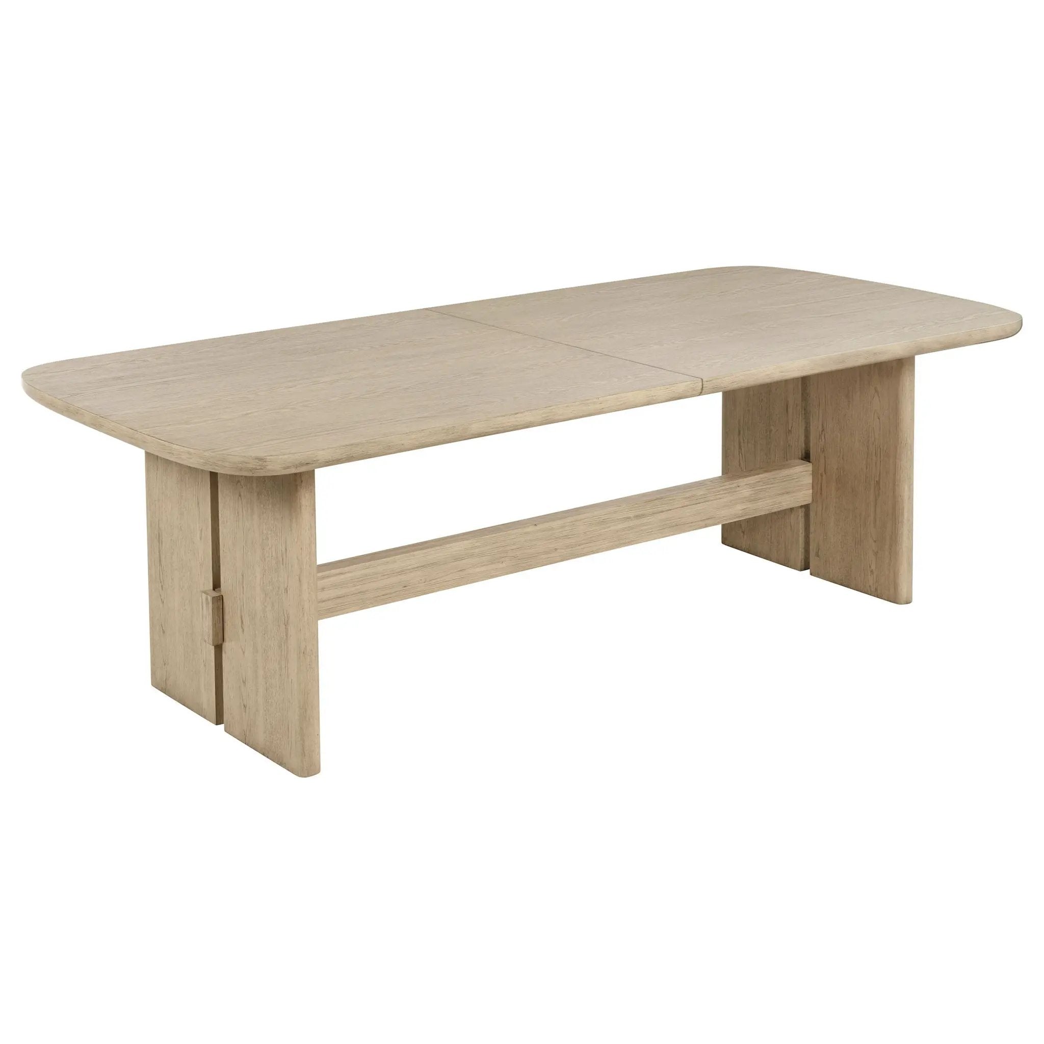 Kailani 110-inch Rectangular Wood Dining Table Beige Oak by Unique Piece Furniture