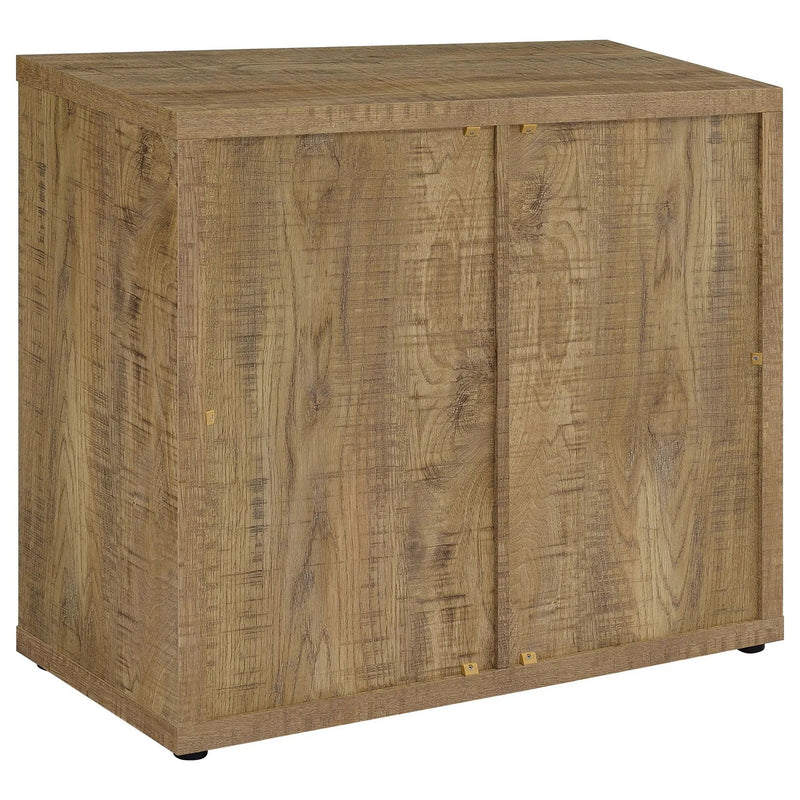 Pepita 2-door Engineered Wood Accent Cabinet Mango Brown by Unique Piece Furniture