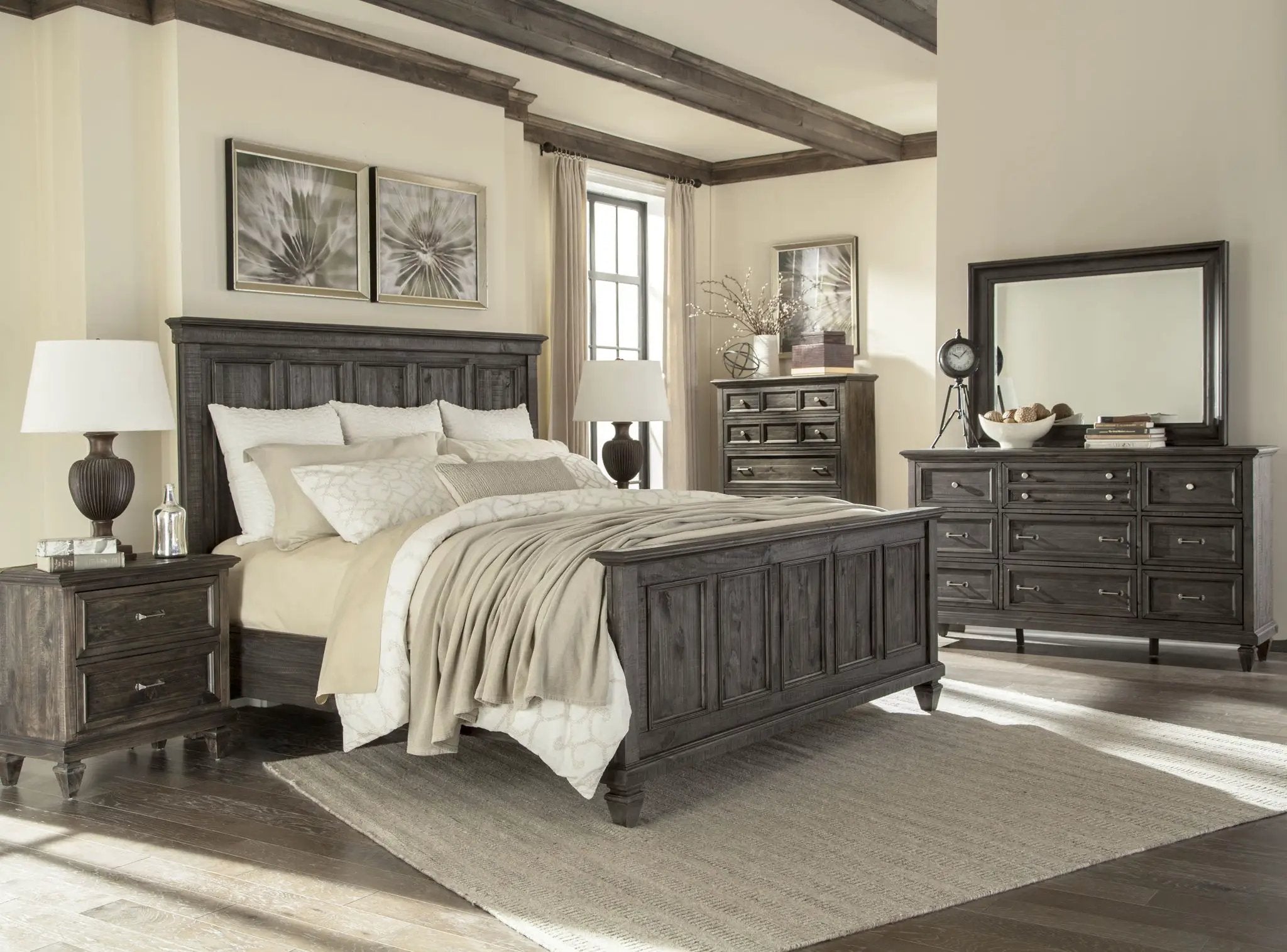 Calistoga - 5 Drawer Chest - Weathered Charcoal by Unique Piece Furniture