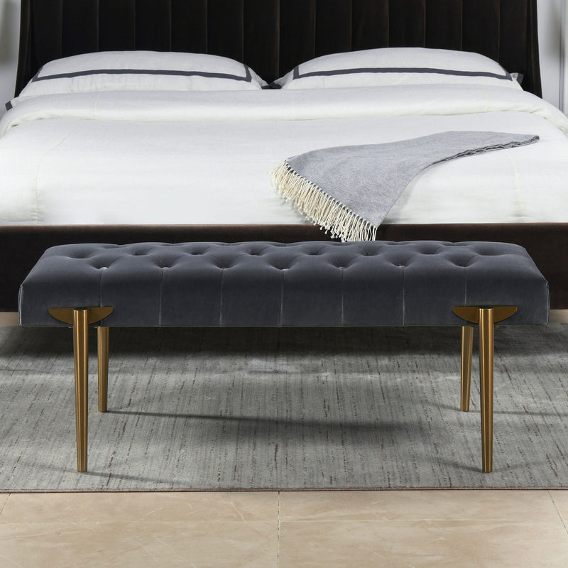 Aria - Upholstered Accent Bench by HouseOfZazla