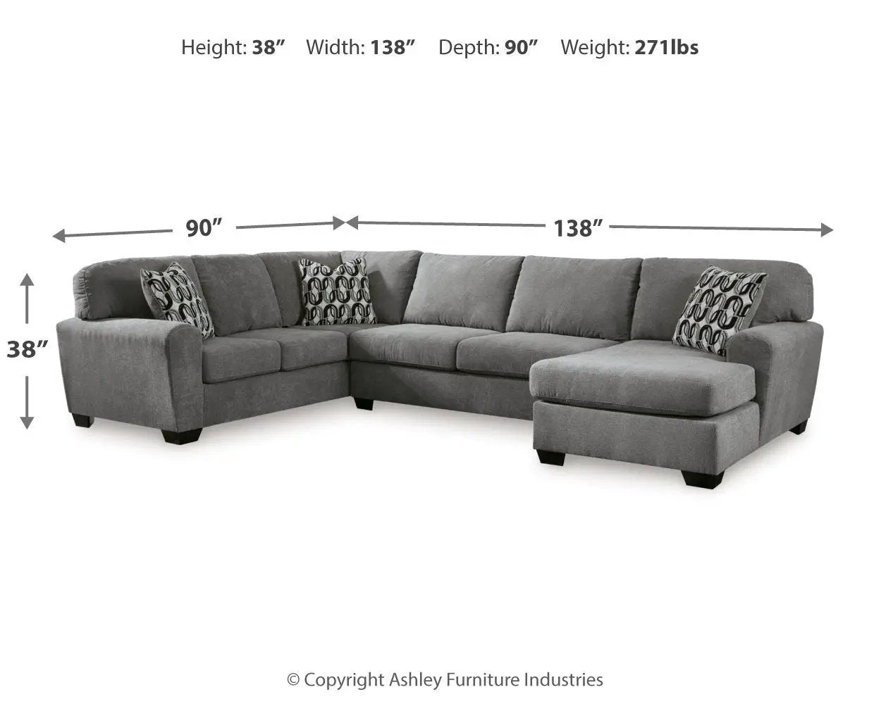 Birkdale Court - Sectional by Unique Piece Furniture