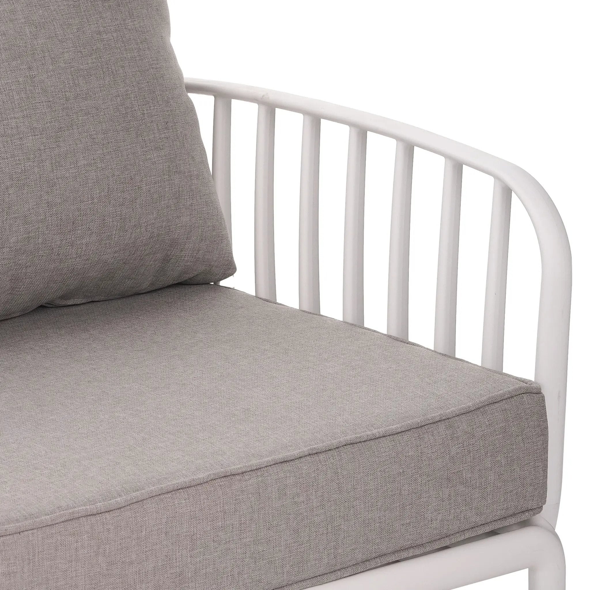 The Sleek All-Weather Resin Outdoor Loveseat and Coffee Table Set by HouseOfZazla