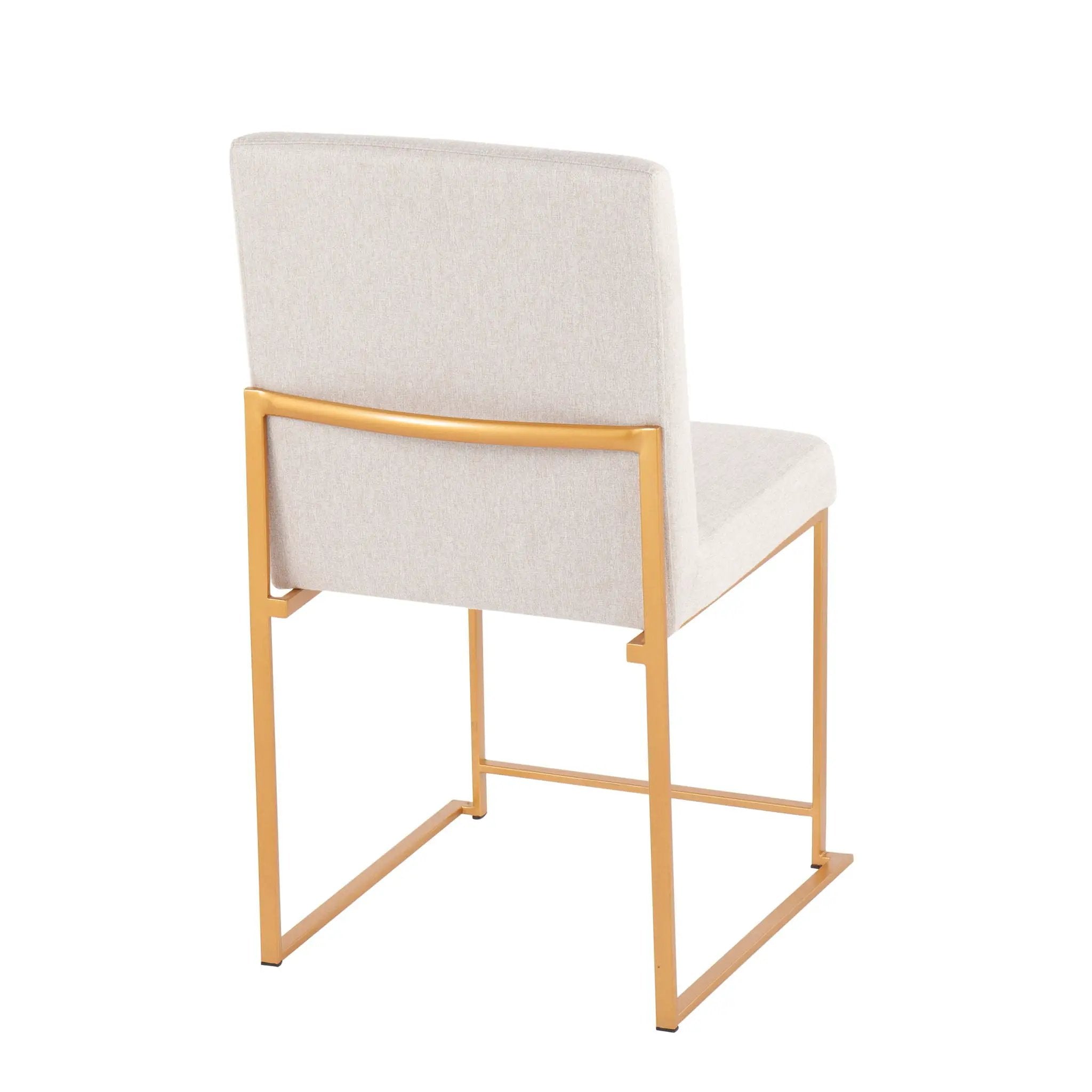 Fuji - Contemporary Stylish Frame, High Back Dining Chair (Set of 2) by Unique Piece Furniture