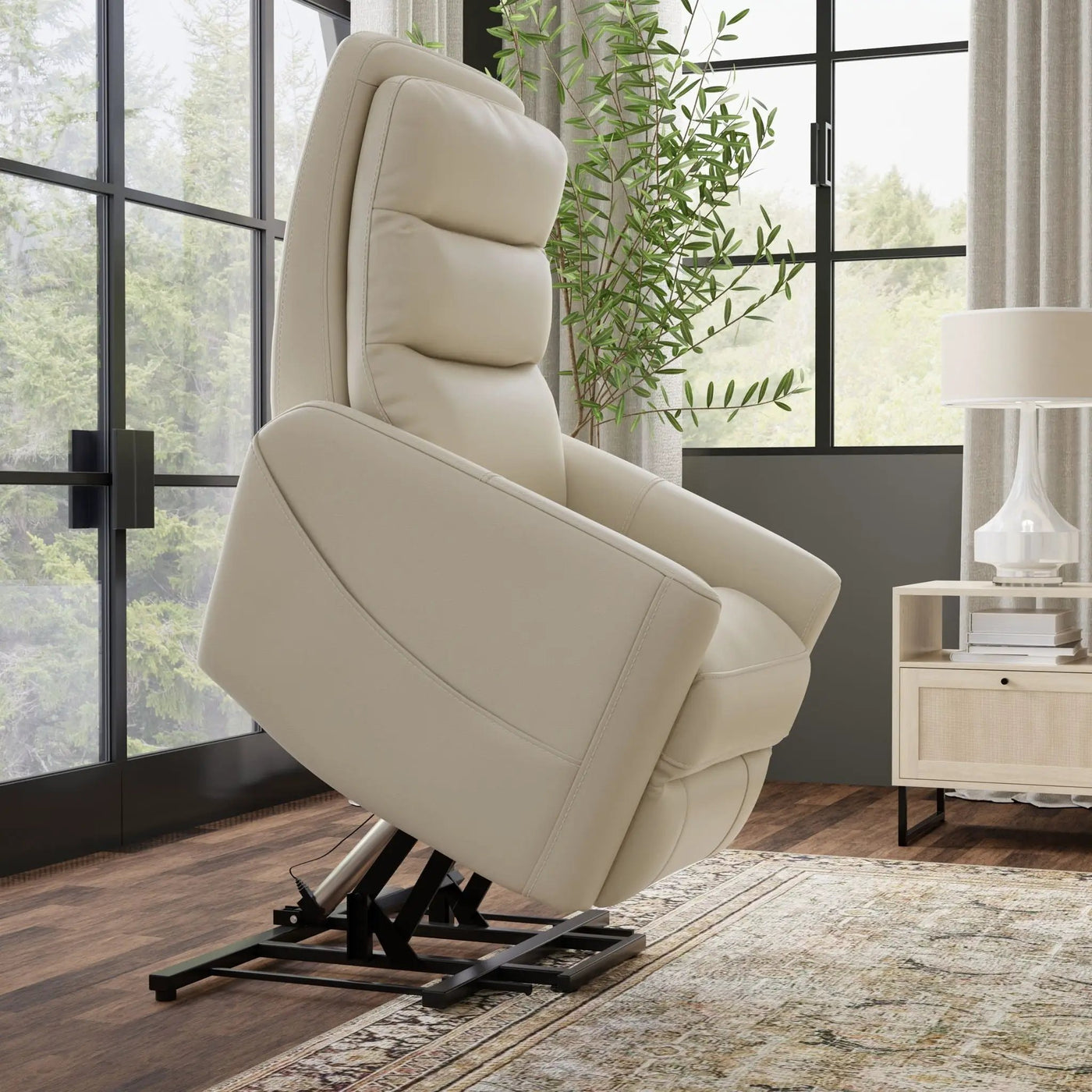 Bentley Power Lift Chair With Full Recline And USB Charging by HouseOfZazla