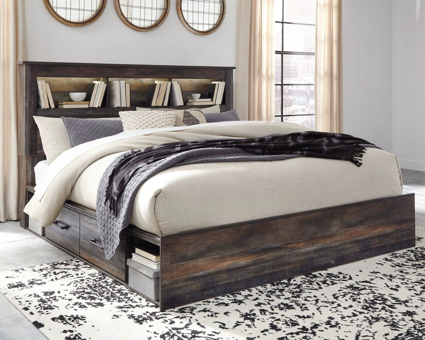 Drystan - Panel Bookcase Bed by Unique Piece Furniture