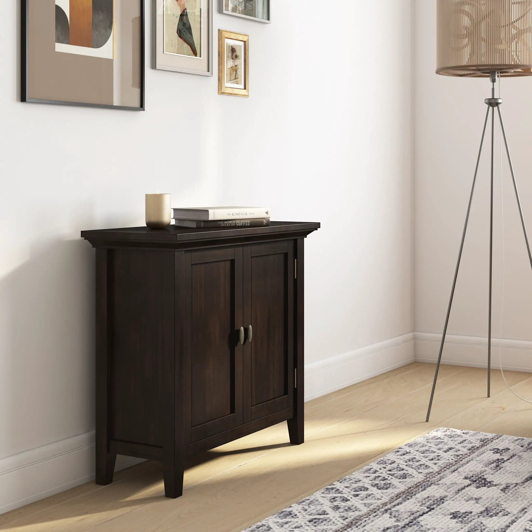 Redmond - Low Storage Cabinet - Brunette Brown by HouseOfZazla