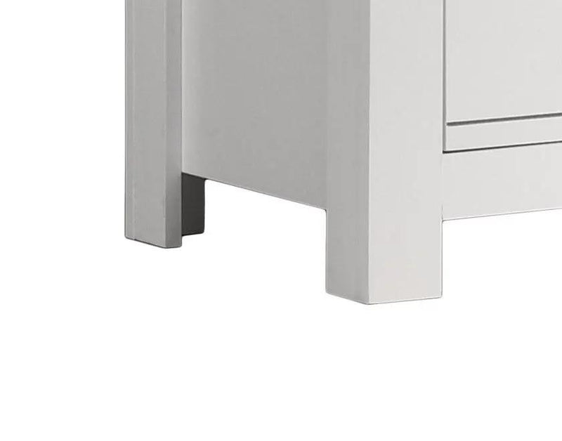 Cassini - 2 Drawer Nightstand Bedside Table - White by Unique Piece Furniture