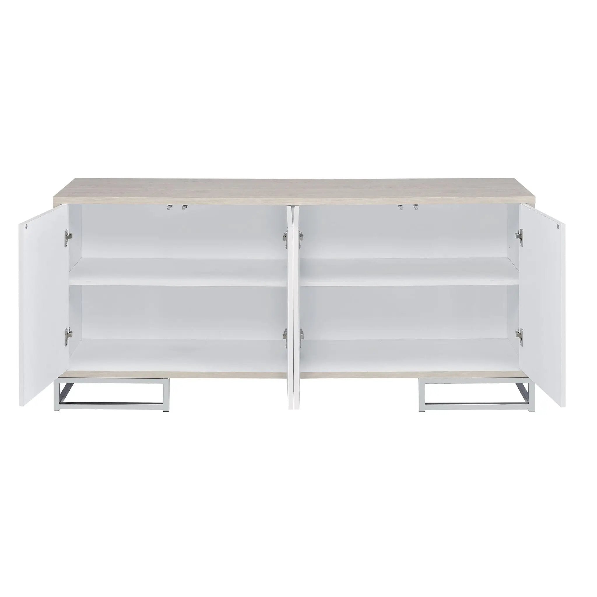 Liam - Marble Paint Console Cabinet - Multi by Unique Piece Furniture